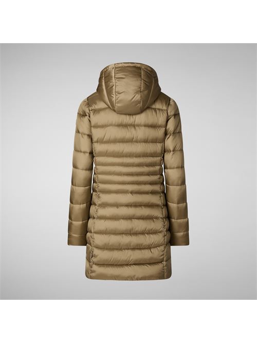 Beige quilted jacket Save The Duck | D47300W IRIS19.50073